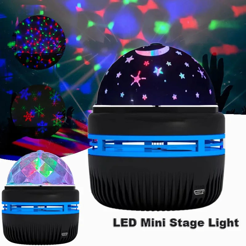 Aurora Projector LED Lamp Remote Control USB 5V Starry Projector Night Light Color-Changing for Room Decor Kids Birthday Gifts
