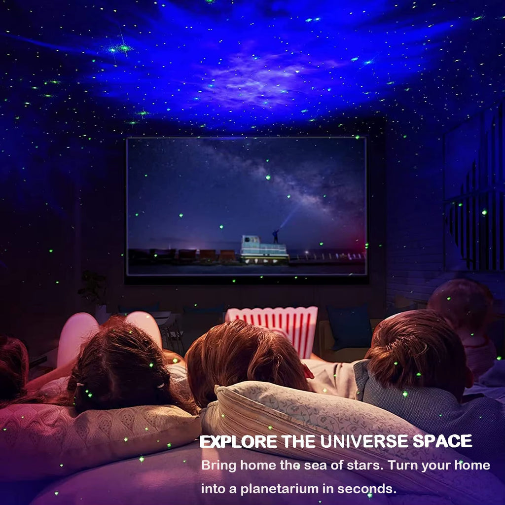 Jayowade Star Projector Galaxy Night Light Astronaut Space Projector Starry Nebula Ceiling LED Lamp Timer Remote for Kids Room