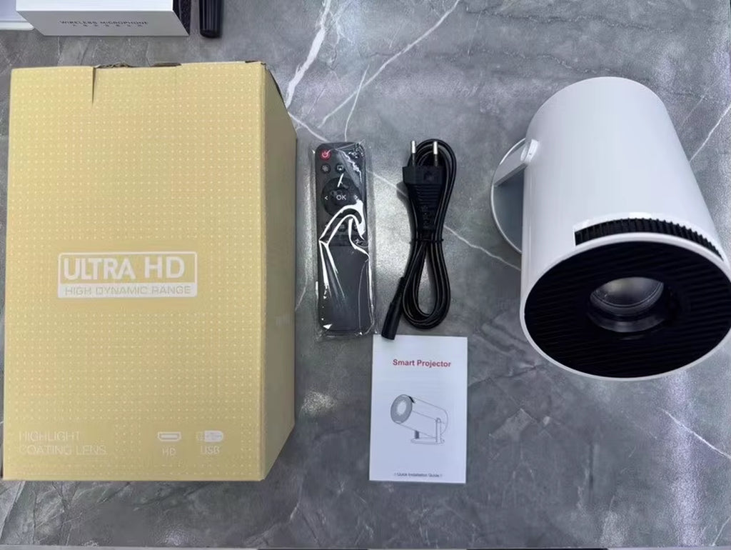 Hot Sale HY300 LCD Smart Projector Home Theater Video Portable LED Lamp Cable Sharing Screen Projector